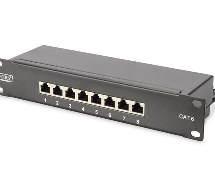 10 inch netwerkbundel, incl. 9U - kast 312 x 300 x 464 mm, zwarte plank, PDU, 8 - poorts switch, CAT 6 patchpaneel - Networkdiscount.com