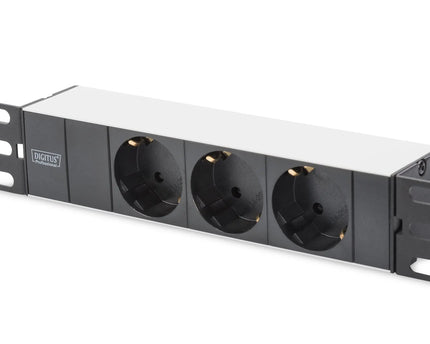 10 inch netwerkbundel, inclusief 6U - kast 330 x 312 x 100 mm, grijze plank, PDU, 8 - poorts switch, CAT 6 patchpaneel - Networkdiscount.com