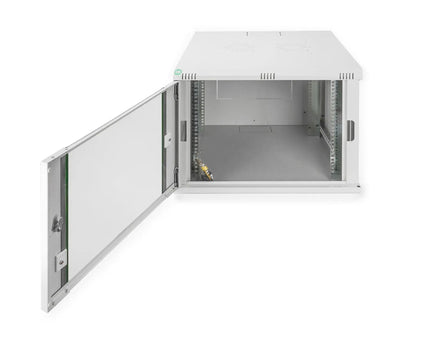 7U wandkast, Dynamic Basic 600x600x389 mm, kleur grijs (RAL 7035) - Networkdiscount.com