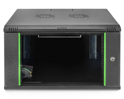 7U wandmontagekast 389x600x600 mm, kleur zwart (RAL 9005) - Networkdiscount.com