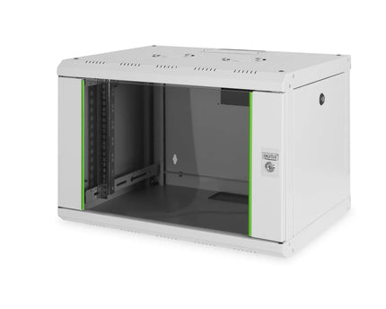 7U wandmontagekast, Unique 420x600x450 mm, kleur grijs (RAL 7035) - Networkdiscount.com