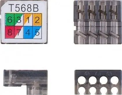 Cat6 STP koppelstuk slim Toolless - Networkdiscount.com