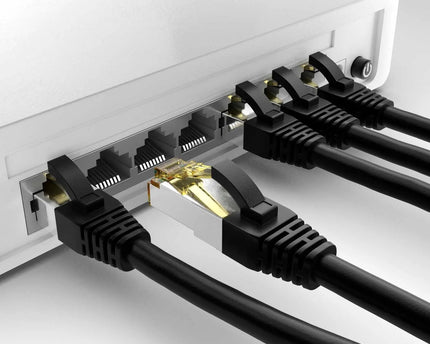 Cat6a S/FTP PIMF LSOH zwart 10 meter - Networkdiscount.com