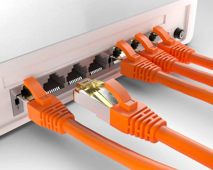 CAT6a S/FTP PIMF LSZH Oranje 7.5 meter - Networkdiscount.com