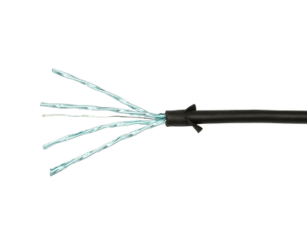 CAT6a U/FTP Ultraflex, 100% koper, zwart, 2M - Networkdiscount.com