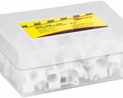 Kabelclips voor kabels tot 7mm (100 stuks) - Networkdiscount.com