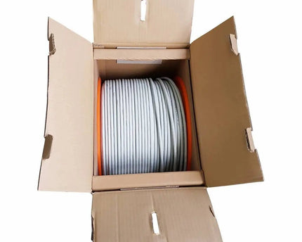 U/FTP CAT6a netwerk kabel stug 305M LSZH 100% koper wit - Networkdiscount.com