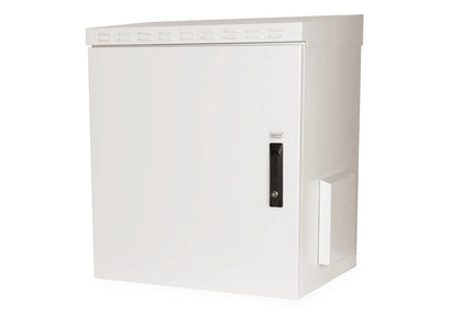 12U wandkast, buiten, IP55 600x450x713 mm, kleur grijs (RAL 7035) - Networkdiscount.com