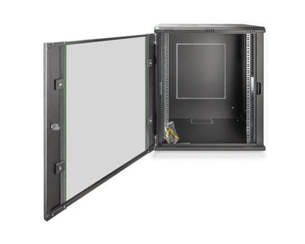 16U wandmontagekast, Dynamic 789x600x450 mm, kleur zwart (RAL 9005) - Networkdiscount.com