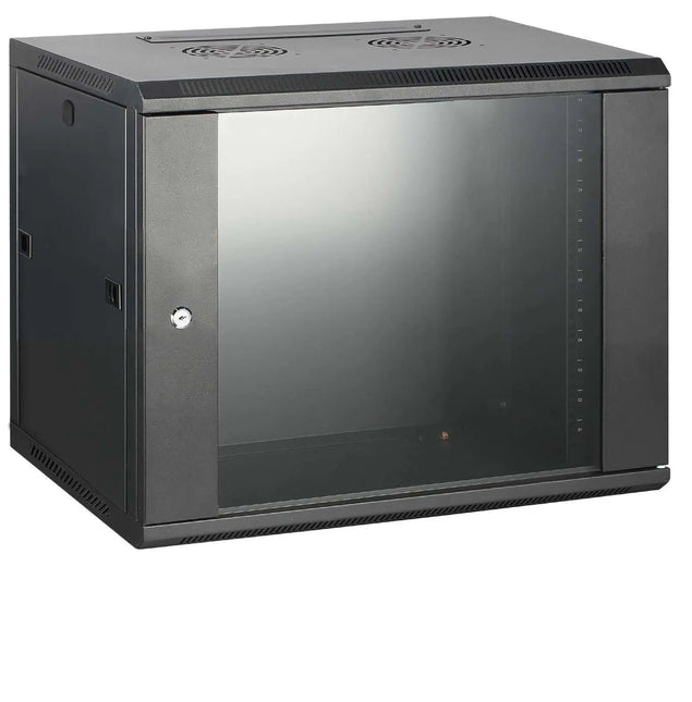 18U wandkast met glazen deur 600x450x905mm - Networkdiscount.com