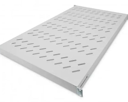 19 Inch 1U legbord voor 1000 mm diepe rekken 43x484x708 mm, verstelbaar tot 900 mm diepte, grijs - Networkdiscount.com