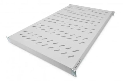 19 Inch 1U legbord voor 1000 mm diepe rekken 43x484x708 mm, verstelbaar tot 900 mm diepte, grijs - Networkdiscount.com