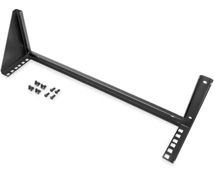 19" verticale muurbeugel 2U zwart - Networkdiscount.com