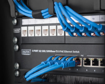 1U metalen rangeerpaneel 3 - voudig voor 10'' racks - Networkdiscount.com