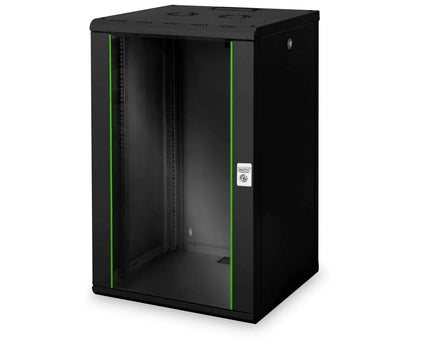 20U wandmontagekast, Uniek 998x600x600 mm, kleur zwart (RAL 9005) - Networkdiscount.com