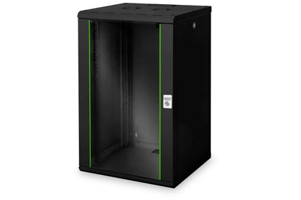 20U wandmontagekast, Uniek 998x600x600 mm, kleur zwart (RAL 9005) - Networkdiscount.com