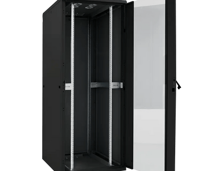 42U serverkast met glazen voordeur (BxDxH) 600x1000x2055mm - Networkdiscount.com