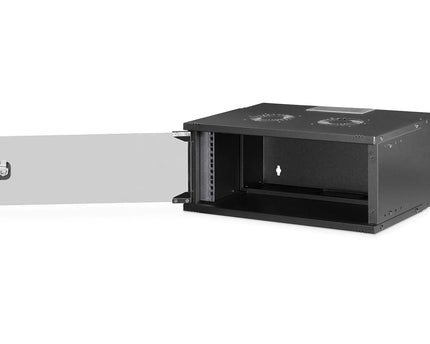 4U wandmontagekast, SOHO PRO 240 x 540 x 400 mm, zwart - Networkdiscount.com
