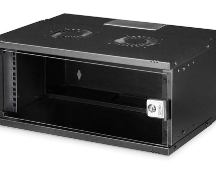 4U wandmontagekast, SOHO PRO 240 x 540 x 400 mm, zwart - Networkdiscount.com