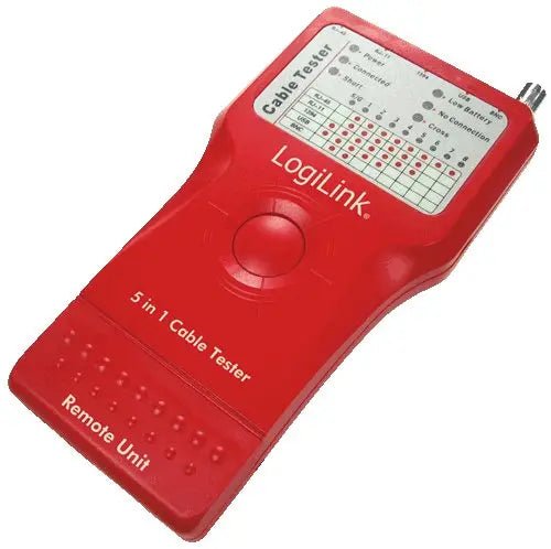 5 in 1 Kabeltester RJ11, RJ12, RJ45 - Networkdiscount.com
