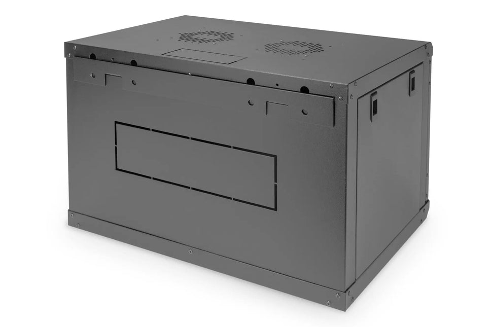 7U wandmontagekast, Dynamic 389x600x450 mm, kleur zwart (RAL 9005) - Networkdiscount.com