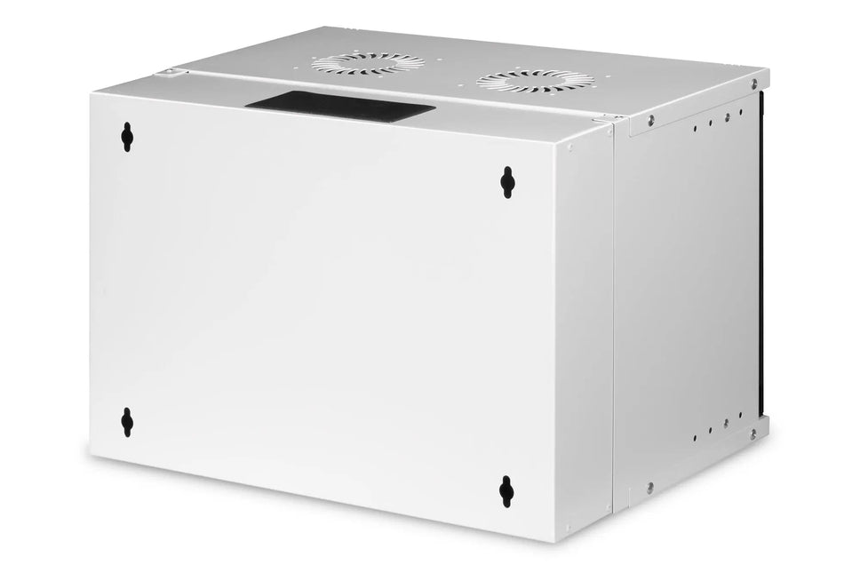 7U wandmontagekast, SOHO PRO 370 x 540 x 400 mm, grijs - Networkdiscount.com