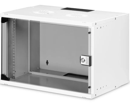 7U wandmontagekast, SOHO PRO 370 x 540 x 400 mm, grijs - Networkdiscount.com