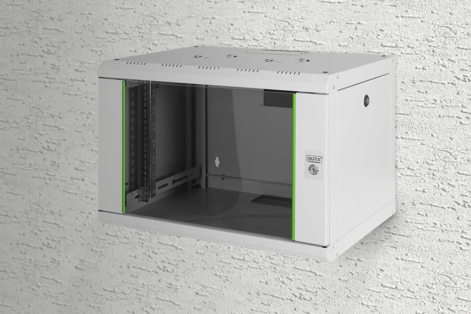 7U wandmontagekast, Unique 420x600x450 mm, kleur grijs (RAL 7035) - Networkdiscount.com