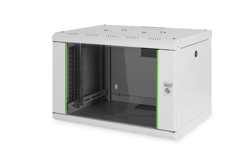 7U wandmontagekast, Unique 420x600x450 mm, kleur grijs (RAL 7035) - Networkdiscount.com