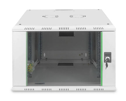 7U wandmontagekast, Unique 420x600x600 mm, kleur grijs (RAL 7035) - Networkdiscount.com