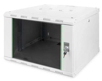 7U wandmontagekast, Unique 420x600x600 mm, kleur grijs (RAL 7035) - Networkdiscount.com