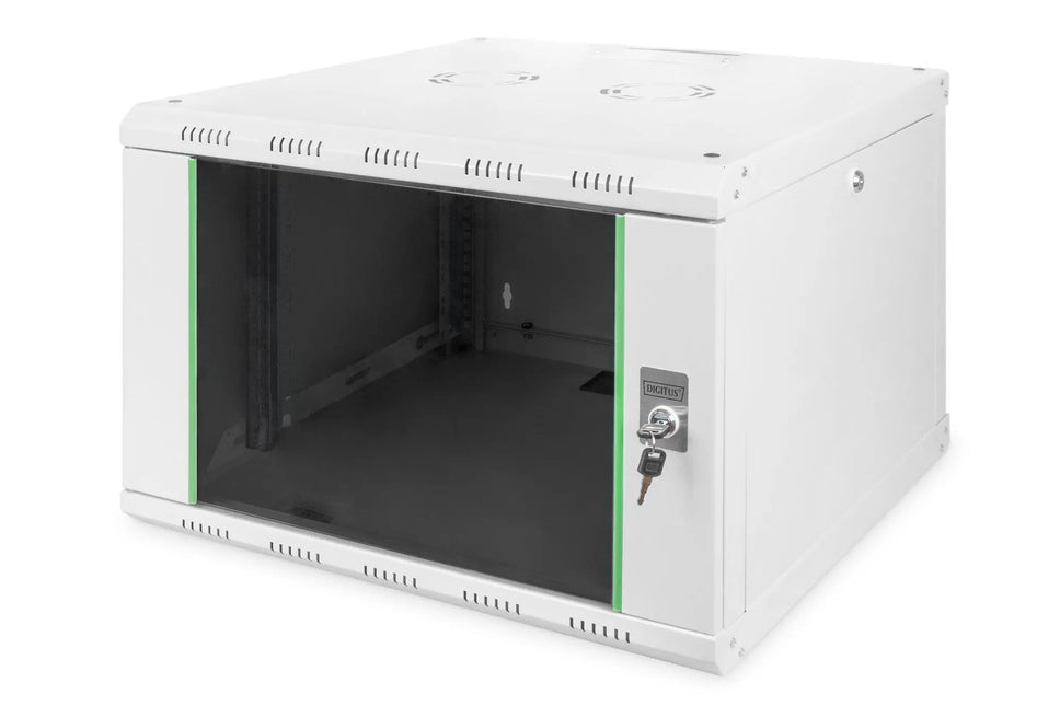 7U wandmontagekast, Unique 420x600x600 mm, kleur grijs (RAL 7035) - Networkdiscount.com