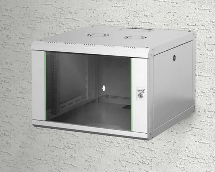 7U wandmontagekast, Unique 420x600x600 mm, kleur grijs (RAL 7035) - Networkdiscount.com