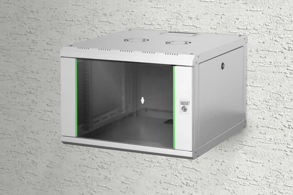 7U wandmontagekast, Unique 420x600x600 mm, kleur grijs (RAL 7035) - Networkdiscount.com