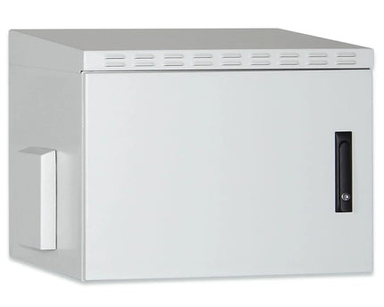 9U wandkast, buiten, IP55 600x600x579 mm, kleur grijs (RAL 7035) - Networkdiscount.com