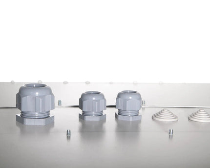 9U wandkast, buiten, IP55 600x600x579 mm, kleur grijs (RAL 7035) - Networkdiscount.com