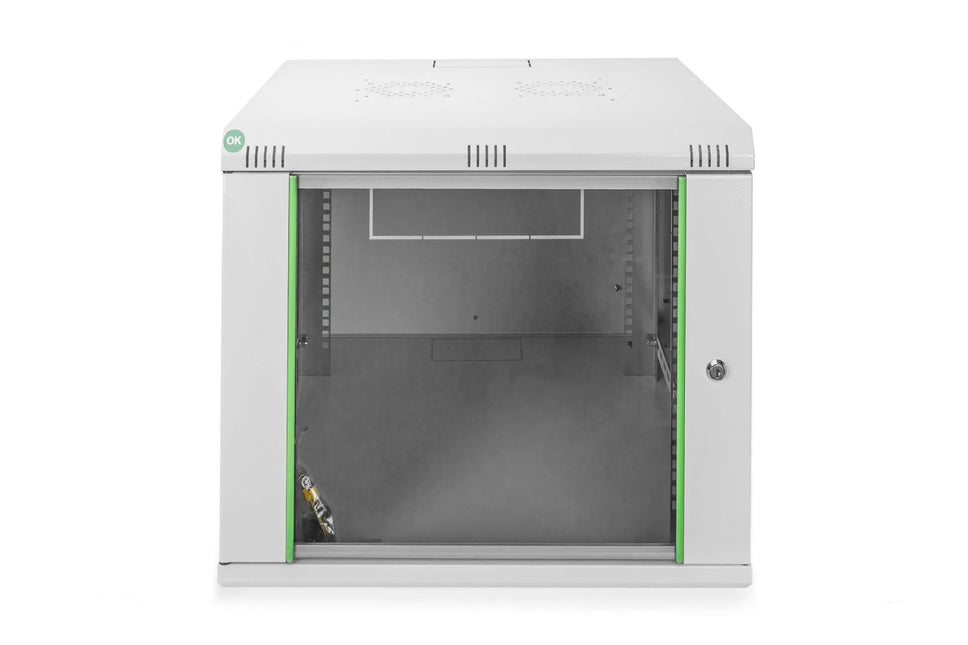 9U wandkast, Dynamic Basic 600x600x478 mm, kleur grijs (RAL 7035) - Networkdiscount.com