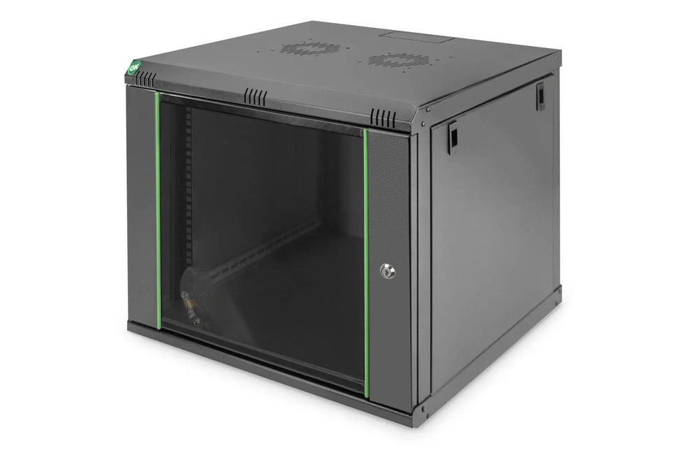 9U wandmontagekast, Dynamic 478x600x450 mm, kleur zwart (RAL 9005) - Networkdiscount.com