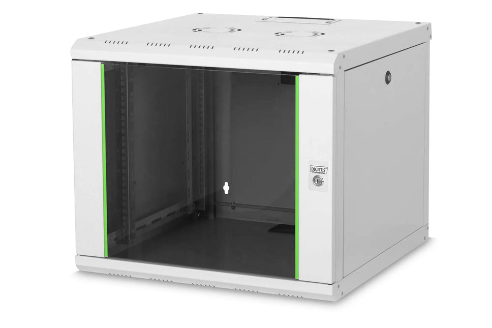 9U wandmontagekast, Unique 509x600x600 mm, kleur grijs (RAL 7035) - Networkdiscount.com