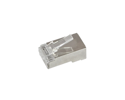 Doorsteek CAT6a Connector RJ45 - STP 10 stuks voor soepele en stugge kabel
