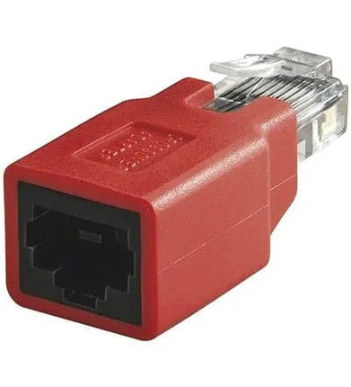 CAT 5e crossover koppelstuk afgeschermd, RJ45 plug naar jack - Networkdiscount.com