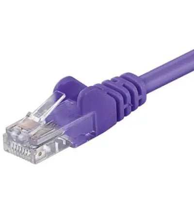 Cat5e 0.25M paars UTP kabel - Networkdiscount.com