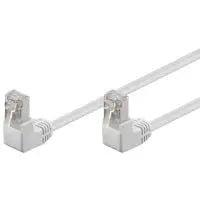 Cat5e 3 M Wit UTP - kabel 2 x haaks - Networkdiscount.com
