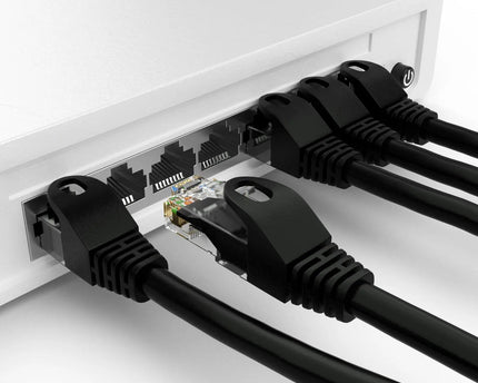 Cat5e 5M Zwart UTP kabel - Networkdiscount.com