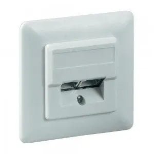 Cat5e inbouwdoos wit - Networkdiscount.com