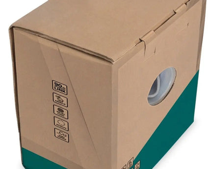 CAT5e U/UTP kabel stug PVC Grijs 305M 100% koper - Networkdiscount.com