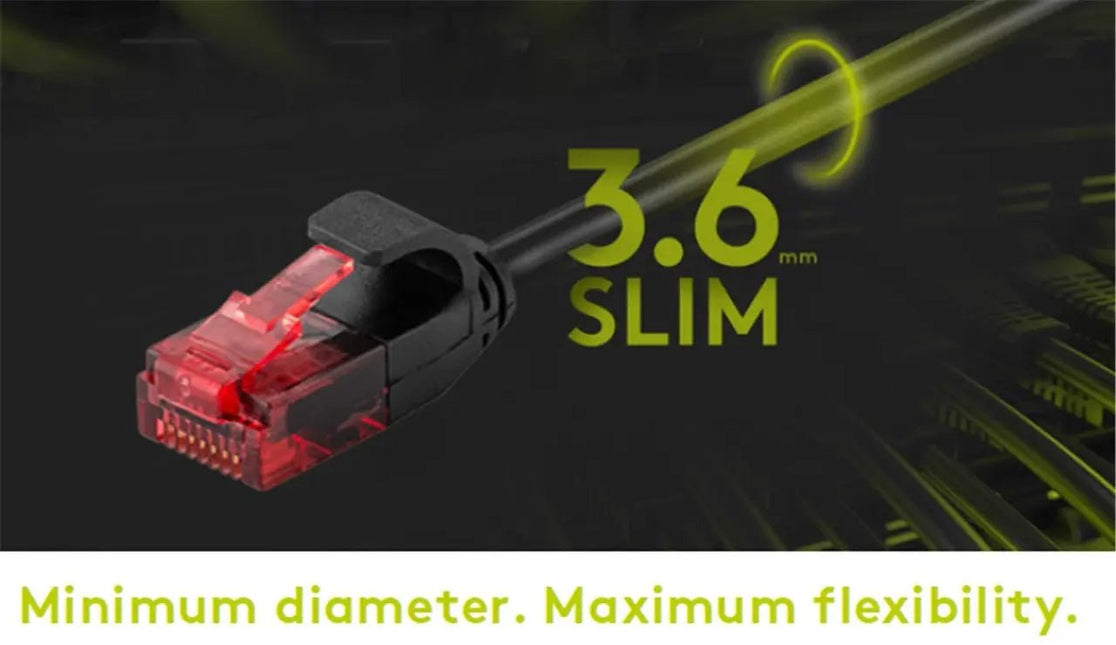CAT6 0.15M grijs SLIM UTP kabel 100% koper - Networkdiscount.com