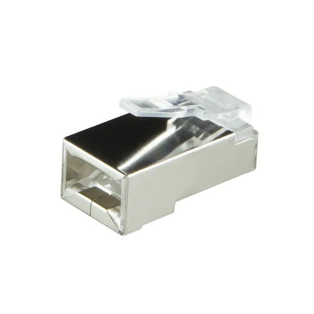 CAT6 Connector met tule RJ45 - STP 10 stuks voor soepele kabel - Networkdiscount.com