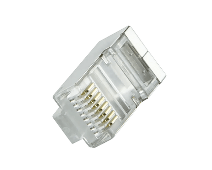 CAT6 Connector met tule RJ45 - STP 100 stuks voor soepele kabel - Networkdiscount.com