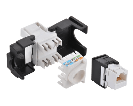 CAT6 keystone RJ45 UTP 180° toolless - Networkdiscount.com